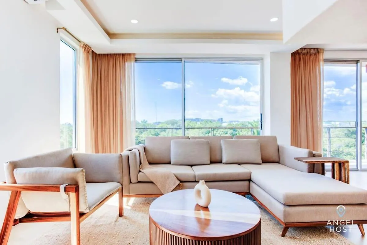 Jungle & Ocean View Condos, 2 Shared Pools & Rooftop Playa del Carmen Holiday home