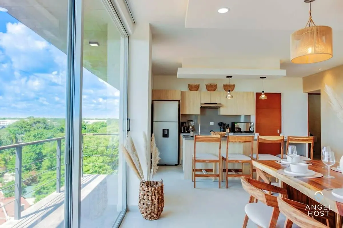 Jungle & Ocean View Condos, 2 Shared Pools & Rooftop Playa del Carmen 0*,
