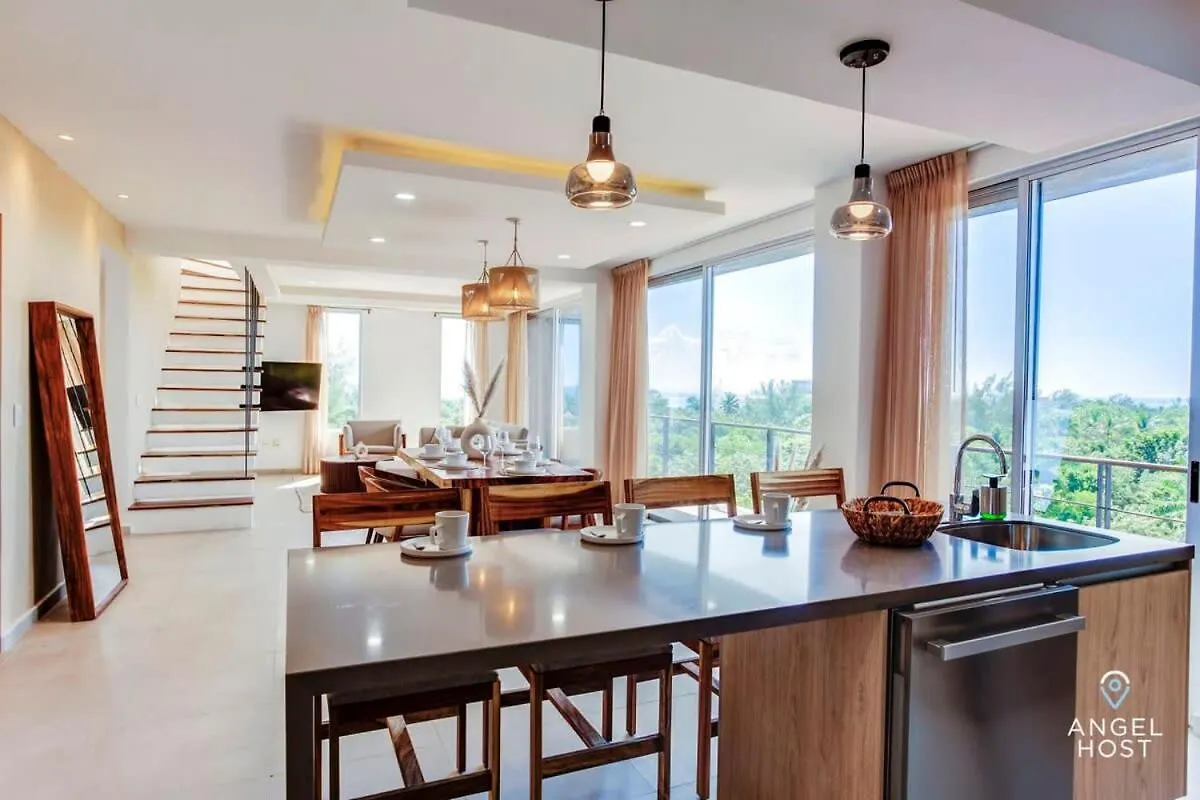 Jungle & Ocean View Condos, 2 Shared Pools & Rooftop Playa del Carmen Holiday home