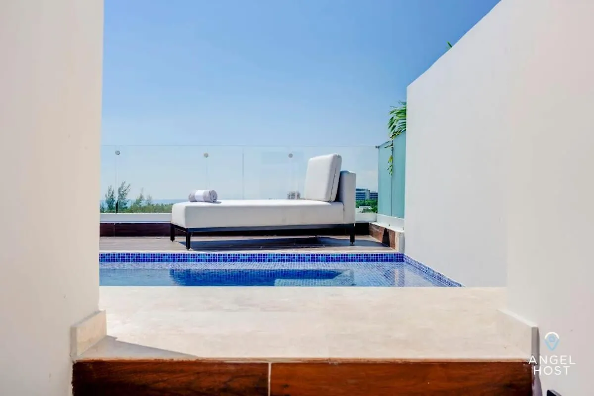 Jungle & Ocean View Condos, 2 Shared Pools & Rooftop Playa del Carmen Holiday home