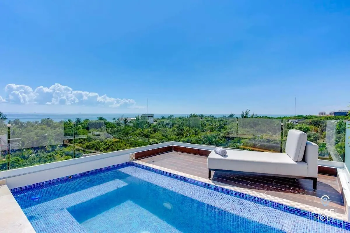 Jungle & Ocean View Condos, 2 Shared Pools & Rooftop 신데 델 카르멘