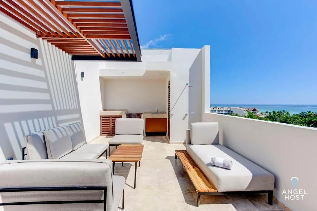 펜션 Jungle & Ocean View Condos, 2 Shared Pools & Rooftop 신데 델 카르멘